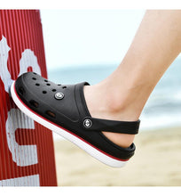 Load image into Gallery viewer, Classic Men Clogs Slippers Soft Bottom Beach Fashion Clogs Men Sandals Comfortable Breathable Ankle-Wrap Anti-Slip Casual Water Shoe Beach Shower Sandals Summer Slippers