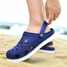 Load image into Gallery viewer, Classic Men Clogs Slippers Soft Bottom Beach Fashion Clogs Men Sandals Comfortable Breathable Ankle-Wrap Anti-Slip Casual Water Shoe Beach Shower Sandals Summer Slippers