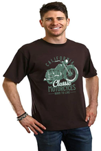 Load image into Gallery viewer, Classic Motorcycles Men's Bamboo Viscose/Organic Cotton Short Sleeve Graphic T-Shirt