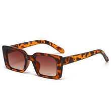 Load image into Gallery viewer, Classic New Rectangle Shape Sunglasses For Women Rectangle Sunglasses for Women 90’s Vintage Shades Square Thick Frame Glasses Luxury Design New Small Square Eyewear Decent Shades