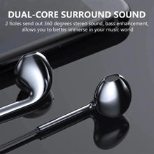Load image into Gallery viewer, Classic Stereo 3.5mm Wired Control Earphone Stereo Headphones With Control Noise Isolating