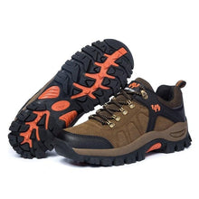 Load image into Gallery viewer, Classic Style Men's Hiking Shoes Lace-Up Sports Outdoor Jogging Hiking Climbing Shoes Mid High Top Shock-Absorbing Anti-Slip Water Resistant Work Outdoor Shoes
