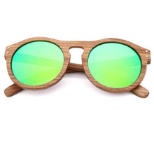 Load image into Gallery viewer, Classic Style Wood Retro Style Sunglasses For Men And Women Sunglasses Stylish New Frames Round Shape Sunglasses Frame Round Polarized