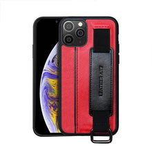 Load image into Gallery viewer, Classic Vintage Design Leather Belt Style With Strap Case for iPhone 14 13 12 Mini 11 Pro Max XS XR Max 8 7 6S Plus PU Leather Wristband Card Holder Full Cover Business Simple Iphone Case For Men And Women