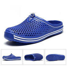 将图片加载到图库查看器,Classic Women Shoes Beach Closed Toe Slippers Unisex Hollow Out Casual Couple Flip Flops Garden Clogs Non-slide Men And Women Slippers