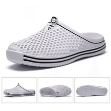 将图片加载到图库查看器,Classic Women Shoes Beach Closed Toe Slippers Unisex Hollow Out Casual Couple Flip Flops Garden Clogs Non-slide Men And Women Slippers