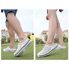 将图片加载到图库查看器,Classic Women Shoes Beach Closed Toe Slippers Unisex Hollow Out Casual Couple Flip Flops Garden Clogs Non-slide Men And Women Slippers