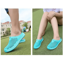将图片加载到图库查看器,Classic Women Shoes Beach Closed Toe Slippers Unisex Hollow Out Casual Couple Flip Flops Garden Clogs Non-slide Men And Women Slippers