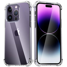 Load image into Gallery viewer, Clear Shockproof Phone Case For iPhone 14 13 12 11 Pro Max X XR XS Max Lens Protection Case on iPhone 11 12 13 14 Pro Back Cover Protection Non-Yellowing Shockproof Phone Case for iPhone