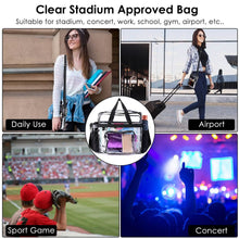 Load image into Gallery viewer, Clear Transparent Shoulder Bag Stadium Approved