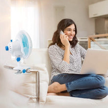 Load image into Gallery viewer, Clip-On 2 Speeds Quiet Clamp Fan