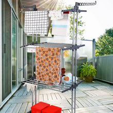 Load image into Gallery viewer, Clothes Drying Rack Rolling Collapsible Laundry Dryer Hanger Stand Rail