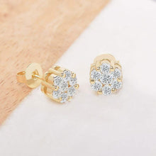 将图片加载到图库查看器,Cluster Flower Stud Earrings