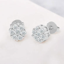 将图片加载到图库查看器,Cluster Flower Stud Earrings