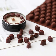 Load image into Gallery viewer, Coffee Beans Chocolate Mold Mini Candy Ice Candy Making Mold Baking Mold Cake Decorating Coffee Bean Cake Mould Soap Baking Mold Fondant Pudding Jelly Chocolate