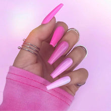 Load image into Gallery viewer, Coffin Long Fake Nails