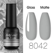 将图片加载到图库查看器,Colorful Glossy Gel Nail Polish 8ml Modern Permanent UV LED Nails Gel Luxury Fashion For Women and Girls Shine Design