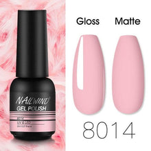 将图片加载到图库查看器,Colorful Glossy Gel Nail Polish 8ml Modern Permanent UV LED Nails Gel Luxury Fashion For Women and Girls Shine Design