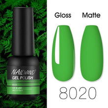 将图片加载到图库查看器,Colorful Glossy Gel Nail Polish 8ml Modern Permanent UV LED Nails Gel Luxury Fashion For Women and Girls Shine Design