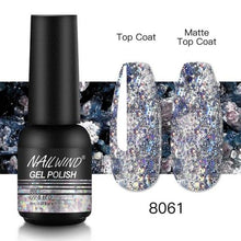 将图片加载到图库查看器,Colorful Glossy Gel Nail Polish 8ml Modern Permanent UV LED Nails Gel Luxury Fashion For Women and Girls Shine Design