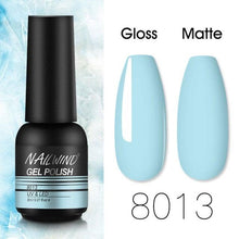 将图片加载到图库查看器,Colorful Glossy Gel Nail Polish 8ml Modern Permanent UV LED Nails Gel Luxury Fashion For Women and Girls Shine Design