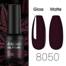将图片加载到图库查看器,Colorful Glossy Gel Nail Polish 8ml Modern Permanent UV LED Nails Gel Luxury Fashion For Women and Girls Shine Design