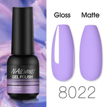将图片加载到图库查看器,Colorful Glossy Gel Nail Polish 8ml Modern Permanent UV LED Nails Gel Luxury Fashion For Women and Girls Shine Design