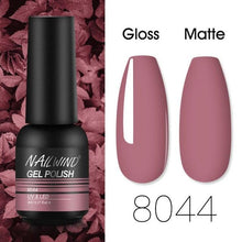 将图片加载到图库查看器,Colorful Glossy Gel Nail Polish 8ml Modern Permanent UV LED Nails Gel Luxury Fashion For Women and Girls Shine Design