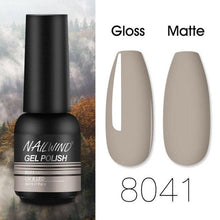 将图片加载到图库查看器,Colorful Glossy Gel Nail Polish 8ml Modern Permanent UV LED Nails Gel Luxury Fashion For Women and Girls Shine Design