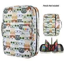 Load image into Gallery viewer, Colorful Large Capacity Pencil Bag Organizer Portable Multilayer Holder Big Pencil Bag