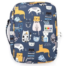 Load image into Gallery viewer, Colorful Large Capacity Pencil Bag Organizer Portable Multilayer Holder Big Pencil Bag