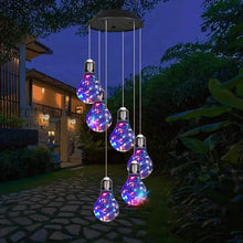 将图片加载到图库查看器,Colorful Lights Solar Wind Chimes for Outside