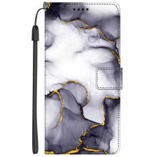 Load image into Gallery viewer, Colorful Marble Flip Leather Case For iPhone 11 12 13 Pro Max Cover iPhone12 Mini iphone12 iphone13 13pro Wallet Stand Marble Phone Covers Marble Flip Leather Phone Case Magnetic Kickstand Protective Cover