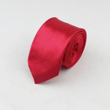 Load image into Gallery viewer, Colorful Men Polyester Slim Men Necktie Simple Design Party Necktie Wedding And Daily Wear Neck Ties