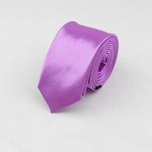 Load image into Gallery viewer, Colorful Men Polyester Slim Men Necktie Simple Design Party Necktie Wedding And Daily Wear Neck Ties
