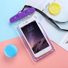 Load image into Gallery viewer, Colorful Pouch Universal Waterproof Cell Phones Useful Dropping Convenient To Use Lightweight Portable Bags Plastic Waterproof Underwater Pouch for Mobile Phone Case & Strap 3.5 -6 inch