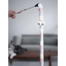Load image into Gallery viewer, Colorful Rod Wand Feather Teaser Exerciser For Cats Soft Funny Interactive Toy For Pets Cute Cat Accessories