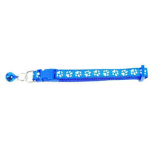 Load image into Gallery viewer, Colorful Super Soft Nylon Pet Adjustable Collars Cute Print Collar Stylish Footprint Pets Necklace Collars For Dogs