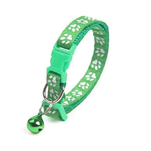 Load image into Gallery viewer, Colorful Super Soft Nylon Pet Adjustable Collars Cute Print Collar Stylish Footprint Pets Necklace Collars For Dogs
