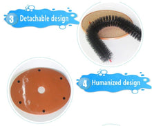将图片加载到图库查看器,Comfortable Arch Cats Massager Pet Cat Itching Grooming Supplies Round Fleece Base Kitten Toy Scratching Device Brush For Cat Arch Self Grooming and Massaging Brush Toy Pet Scratcher Pads Hair Cleaner