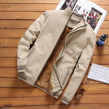 Load image into Gallery viewer, Comfortable Autumn Mens Jackets Casual Male Cotton Thick Warm Jacket Elegant Soft Jackets For Men Water Resistant Windbreaker Jacket Classic Men Clothing