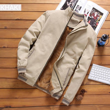 Load image into Gallery viewer, Comfortable Autumn Mens Jackets Casual Male Cotton Thick Warm Jacket Elegant Soft Jackets For Men Water Resistant Windbreaker Jacket Classic Men Clothing
