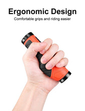 将图片加载到图库查看器,Comfortable Bicycle Handlebars Grip Handles Rubber Integrated Handle Bar Shockproof Anti-Slip Racing Road Bike Grip Anti-Slip Well-Functional Stylish Design Suitable For Performance And Long Riding