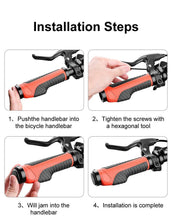 将图片加载到图库查看器,Comfortable Bicycle Handlebars Grip Handles Rubber Integrated Handle Bar Shockproof Anti-Slip Racing Road Bike Grip Anti-Slip Well-Functional Stylish Design Suitable For Performance And Long Riding