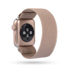 Load image into Gallery viewer, Comfortable Elastic Scrunchie Strap Band For Watch Women Bracelet Compatible With Watch Band 41mm 40mm 38mm Women Girls Adjustable Elastic Nylon Strap Solo Loop Replacement Lightweight Wristband For Watches