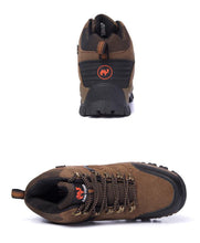 将图片加载到图库查看器,Comfortable Outdoor Waterproof Hiking Boots Men's Spring And Autumn Hiking Wear-Resistant Mountain Sports Boots Hunting Shoes High Waterproof Hiking Boots Outdoor Lightweight Mens Shoes