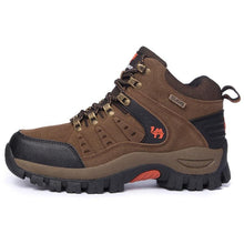 将图片加载到图库查看器,Comfortable Outdoor Waterproof Hiking Boots Men's Spring And Autumn Hiking Wear-Resistant Mountain Sports Boots Hunting Shoes High Waterproof Hiking Boots Outdoor Lightweight Mens Shoes