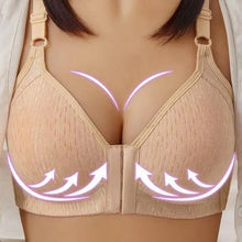 Load image into Gallery viewer, Comfortable Seamless Bra For Women Fashion Push Up Bras Wire Free Lingerie Full Cup Bralette Cotton Underwear Brassiere Front Closure