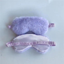 Load image into Gallery viewer, Comfortable Soft Plush Sleep Eye Mask Sleeping Masks Night Eyeshade Women Traveling Eye Patch Cute Design Cozy Fluffy Eye Mask