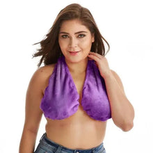 将图片加载到图库查看器,Comfortable Women Towel Bra Chest Hanging Neck Wrapped Big Bra Breastfeeding Lightweight Ladies Towel Bra
